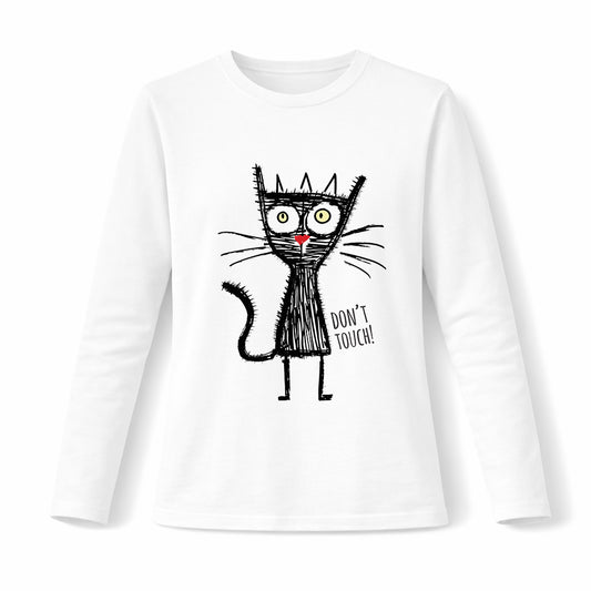 Don't touch - Pamučna majica dugi rukavi