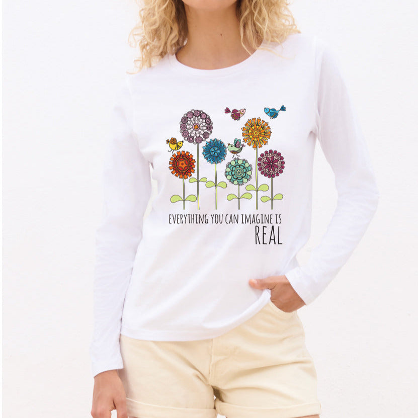 Everything you can imagine is real - Pamučna majica dugi rukavi