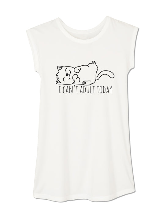 I can't adult today - Tunika kratki rukavi