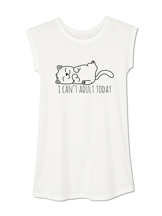 I can't adult today - Tunika kratki rukavi