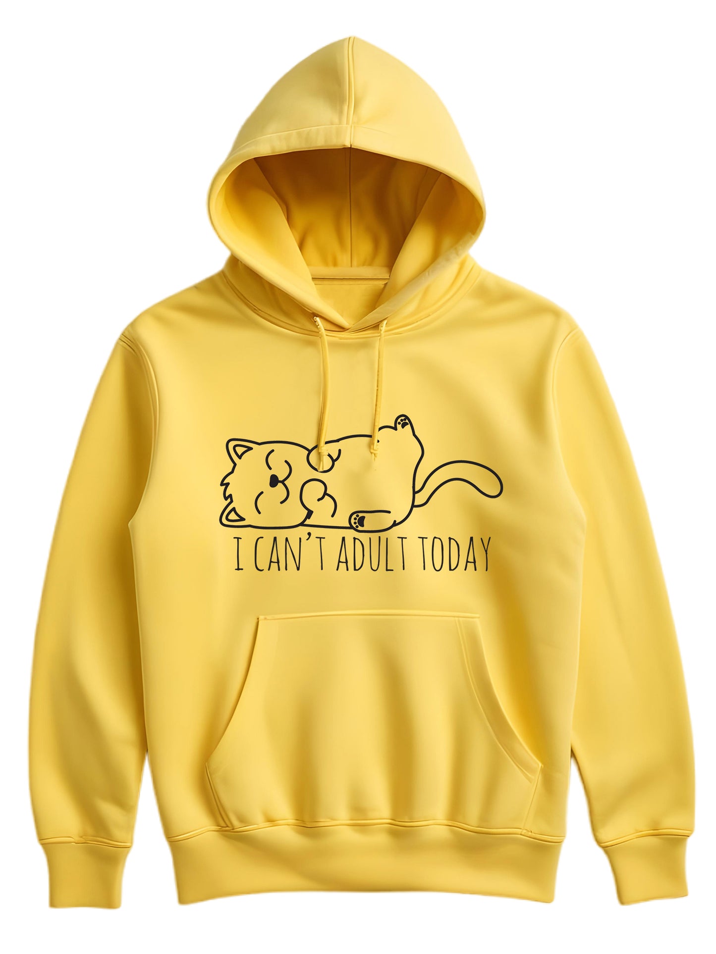 I can't adult today - Hoodie dugi rukavi
