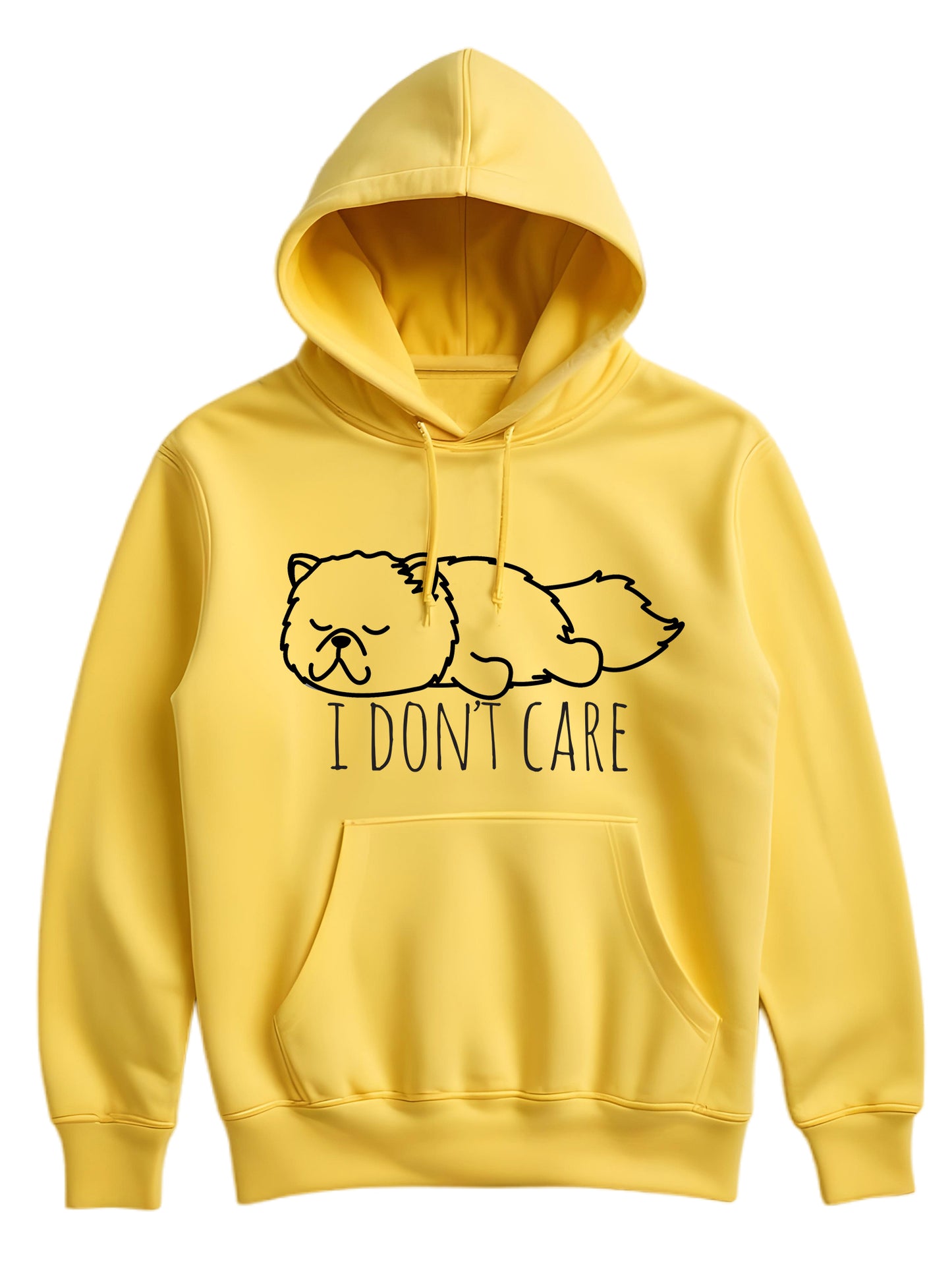 I don't care - Hoodie dugi rukavi