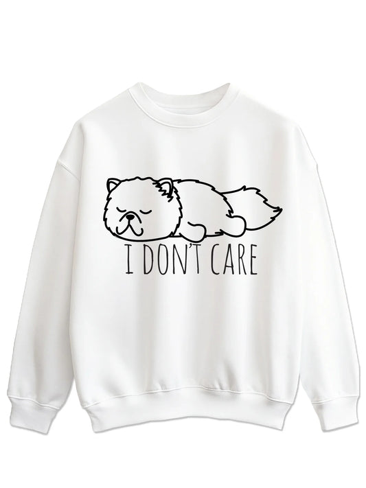 I don't care - Majica dugi rukavi