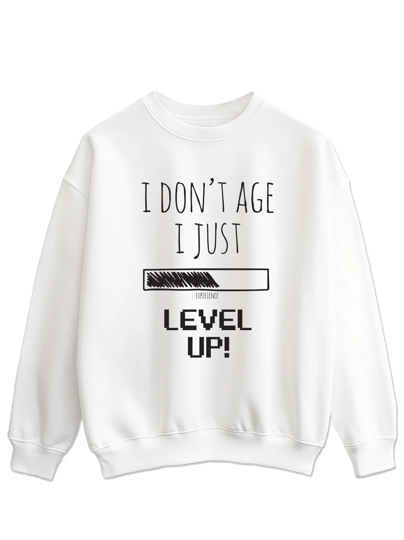 I don't age, I just level up - Majica dugi rukavi