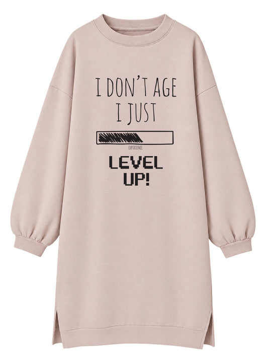 I don't age, I just level up - Tunika dugi rukavi