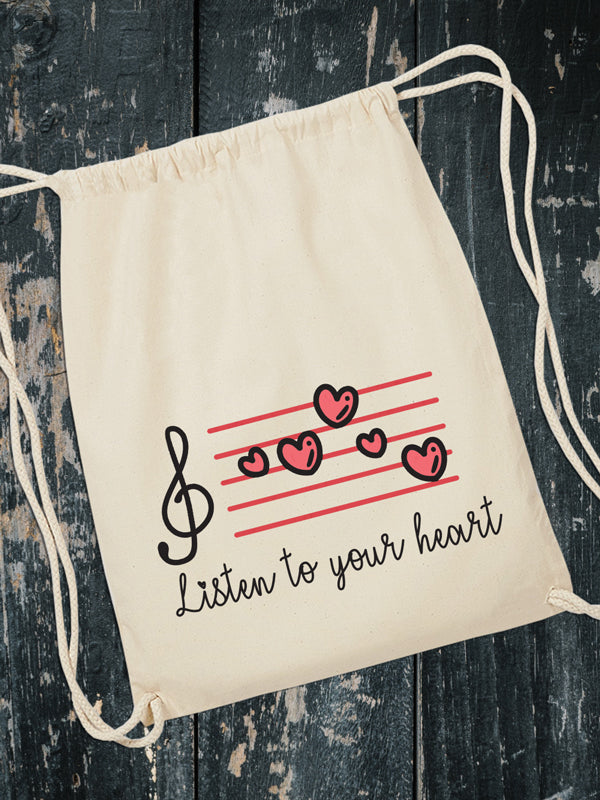 Listen to your heart - vreća/ruksak