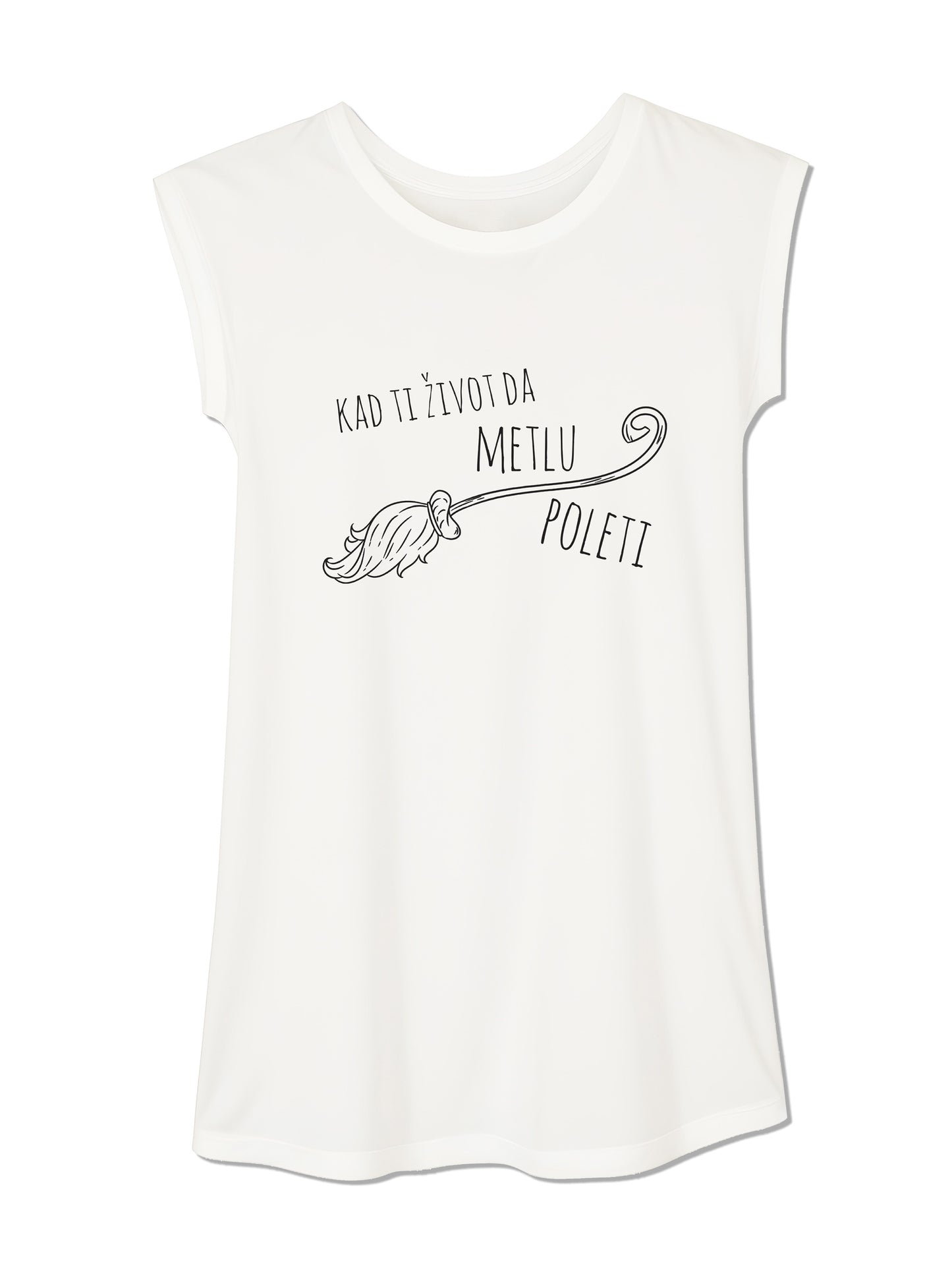 Kad ti život da metlu, poleti - Tunika kratki rukavi