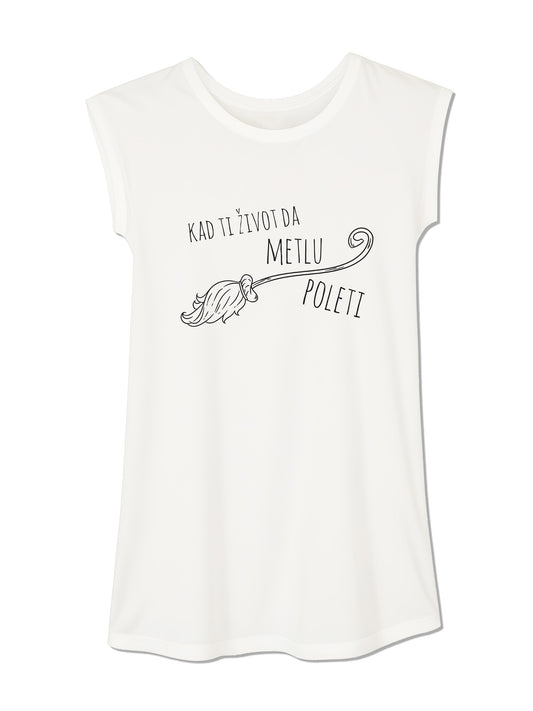 Kad ti život da metlu, poleti - Tunika kratki rukavi