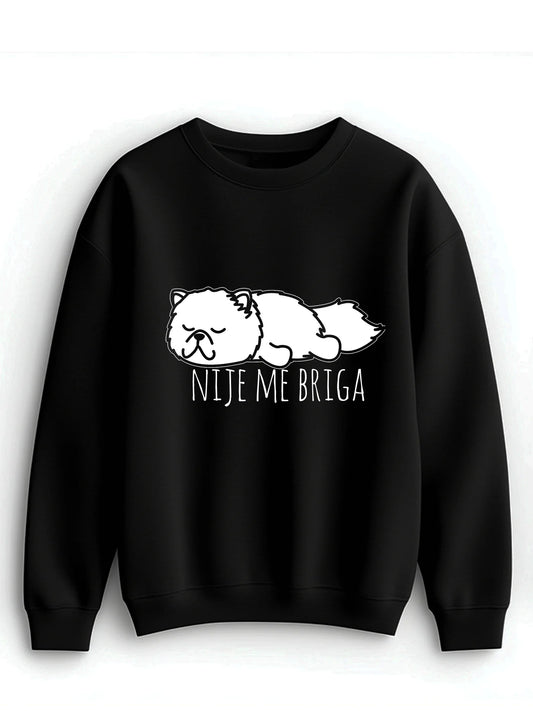 Nije me briga - Majica dugi rukavi