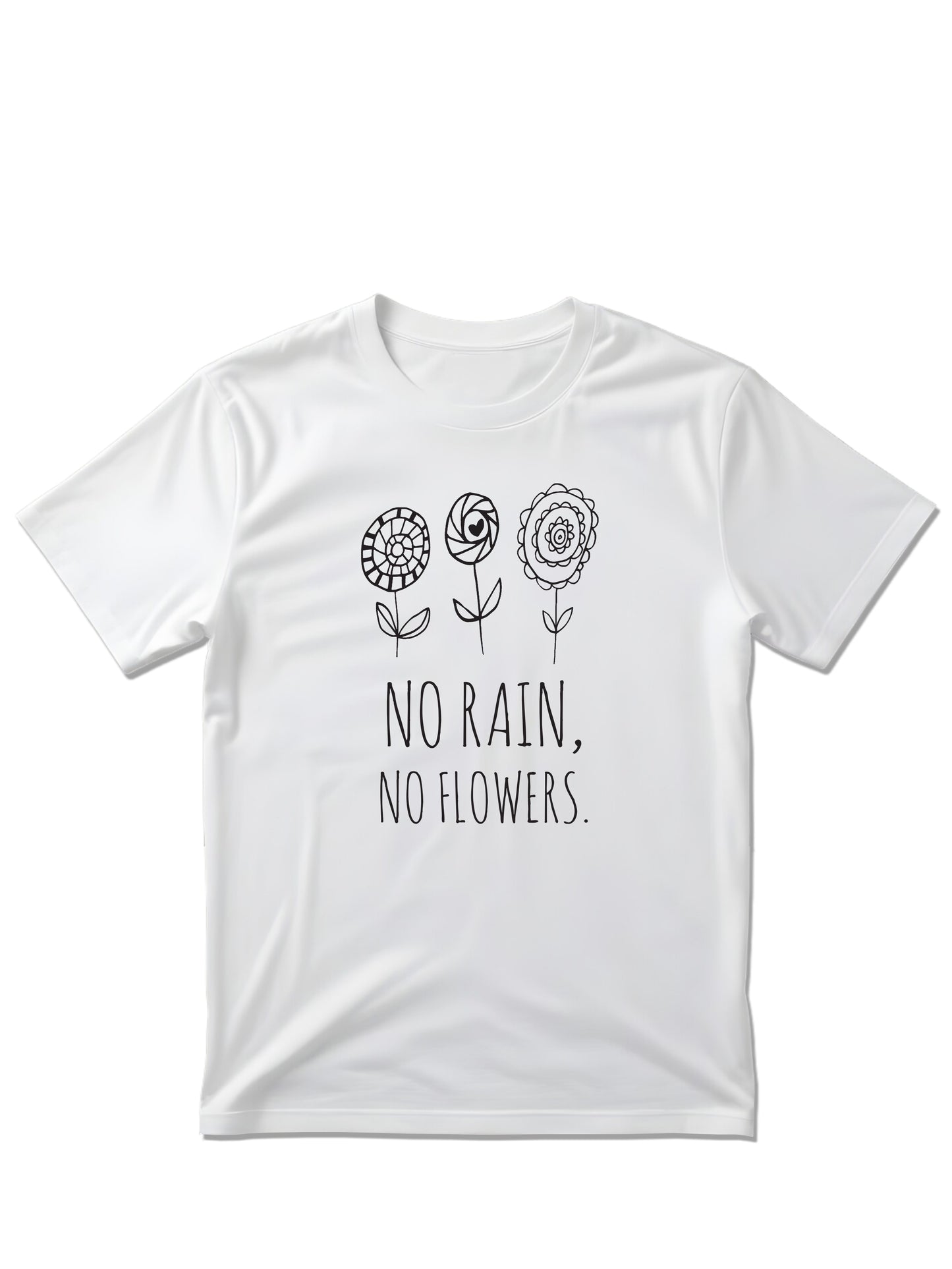 No rain, no flowers - Majica kratki rukavi