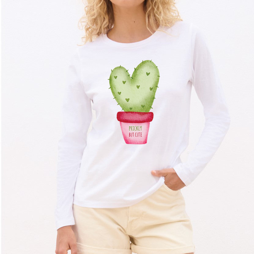 Prickly but cute - Pamučna majica dugi rukavi