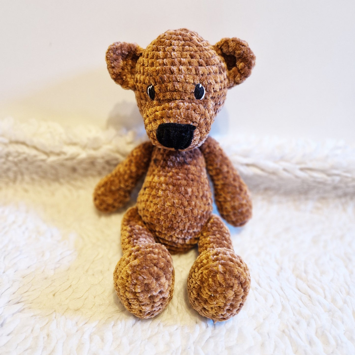 Heklani smeđi medo - ručni rad