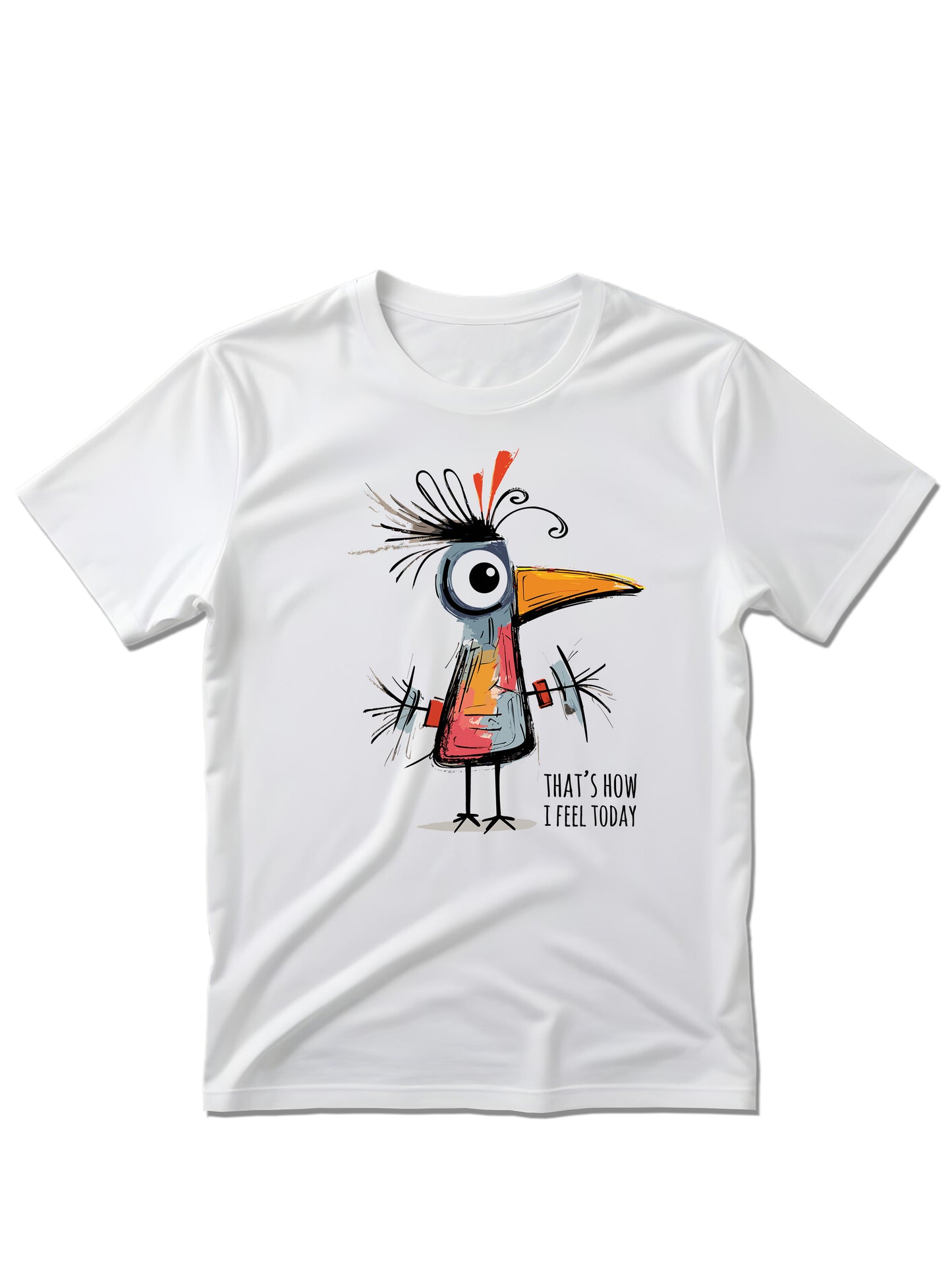 Thats how I feel - Unisex majica kratki rukavi bijela XXL