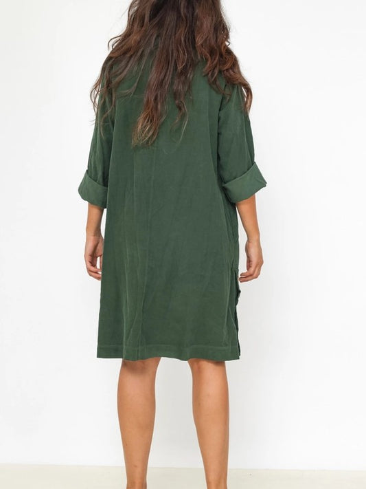 Zelena haljina – samt