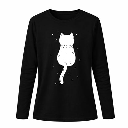 Cat back - Pamučna majica dugi rukavi