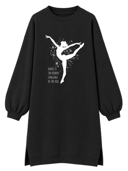 Dance is the hidden language of the soul - Tunika dugi rukavi