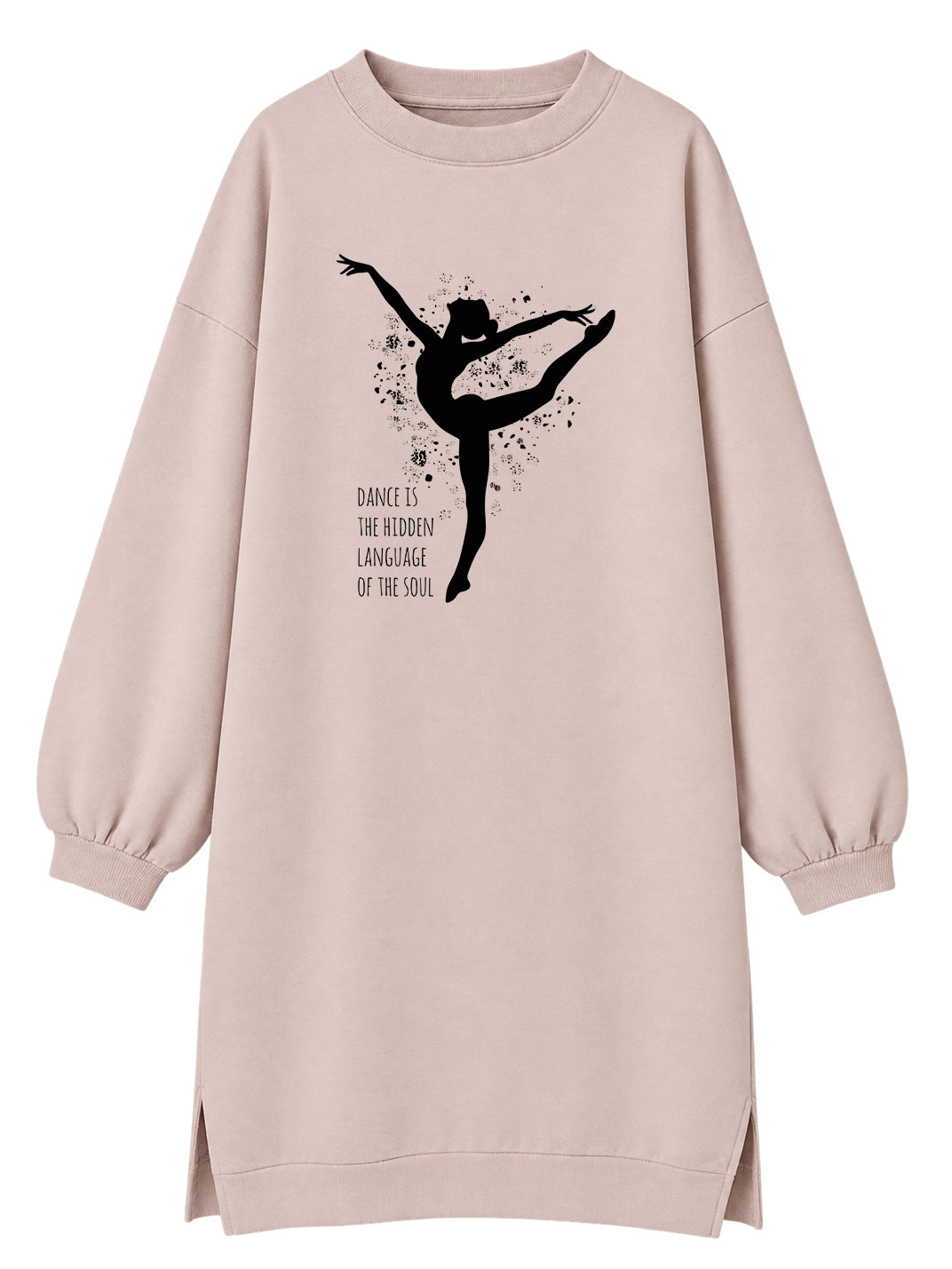 Dance is the hidden language of the soul - Tunika dugi rukavi