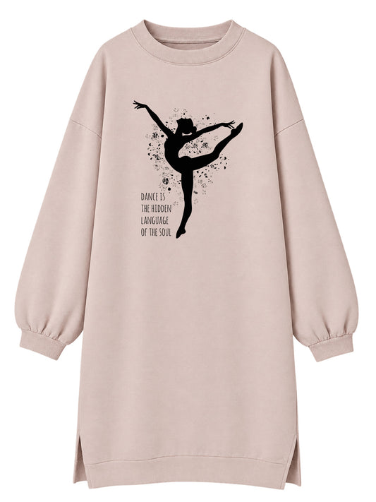Dance is the hidden language of the soul - Tunika dugi rukavi