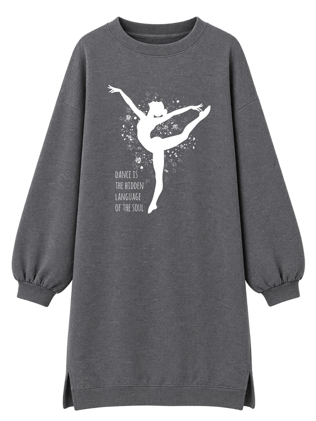Dance is the hidden language of the soul - Tunika dugi rukavi