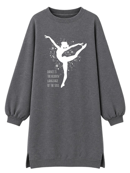 Dance is the hidden language of the soul - Tunika dugi rukavi