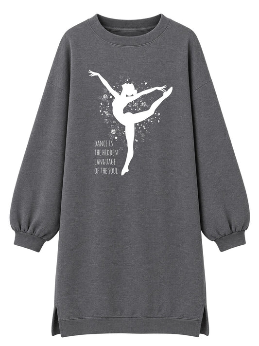 Dance is the hidden language of the soul - Tunika dugi rukavi