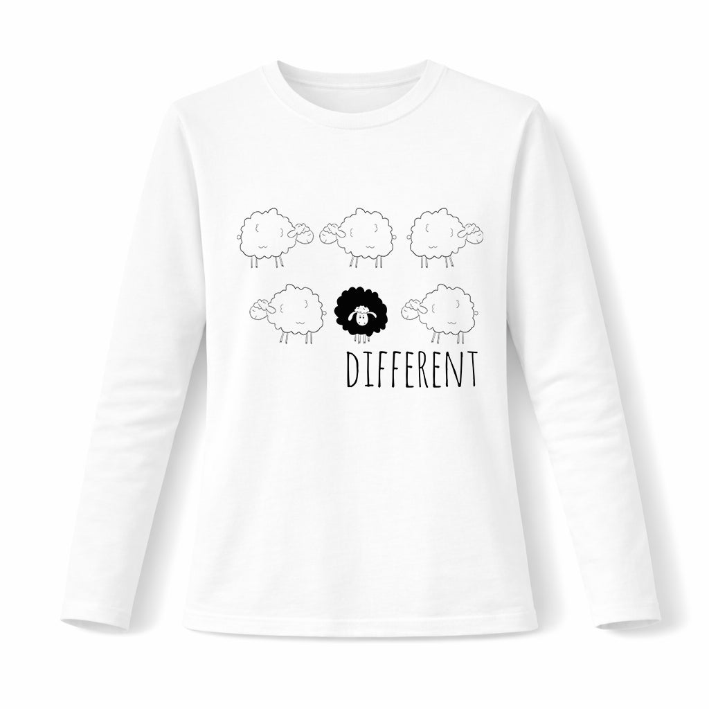 Different - Pamučna majica dugi rukavi