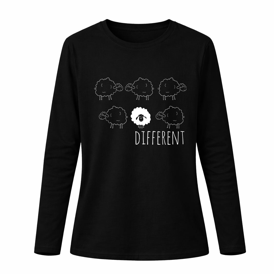 Different - Pamučna majica dugi rukavi