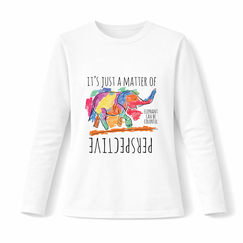 Elephant can be colorful - Pamučna majica dugi rukavi