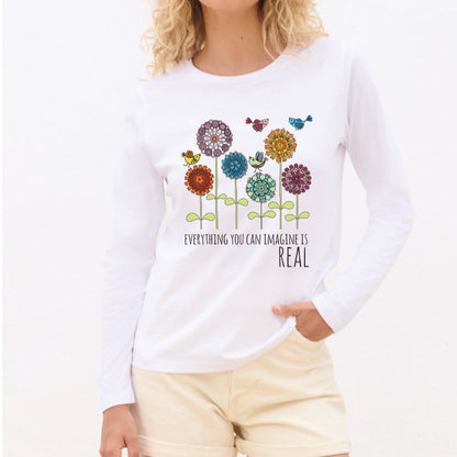 Everything you can imagine is real - Pamučna majica dugi rukavi