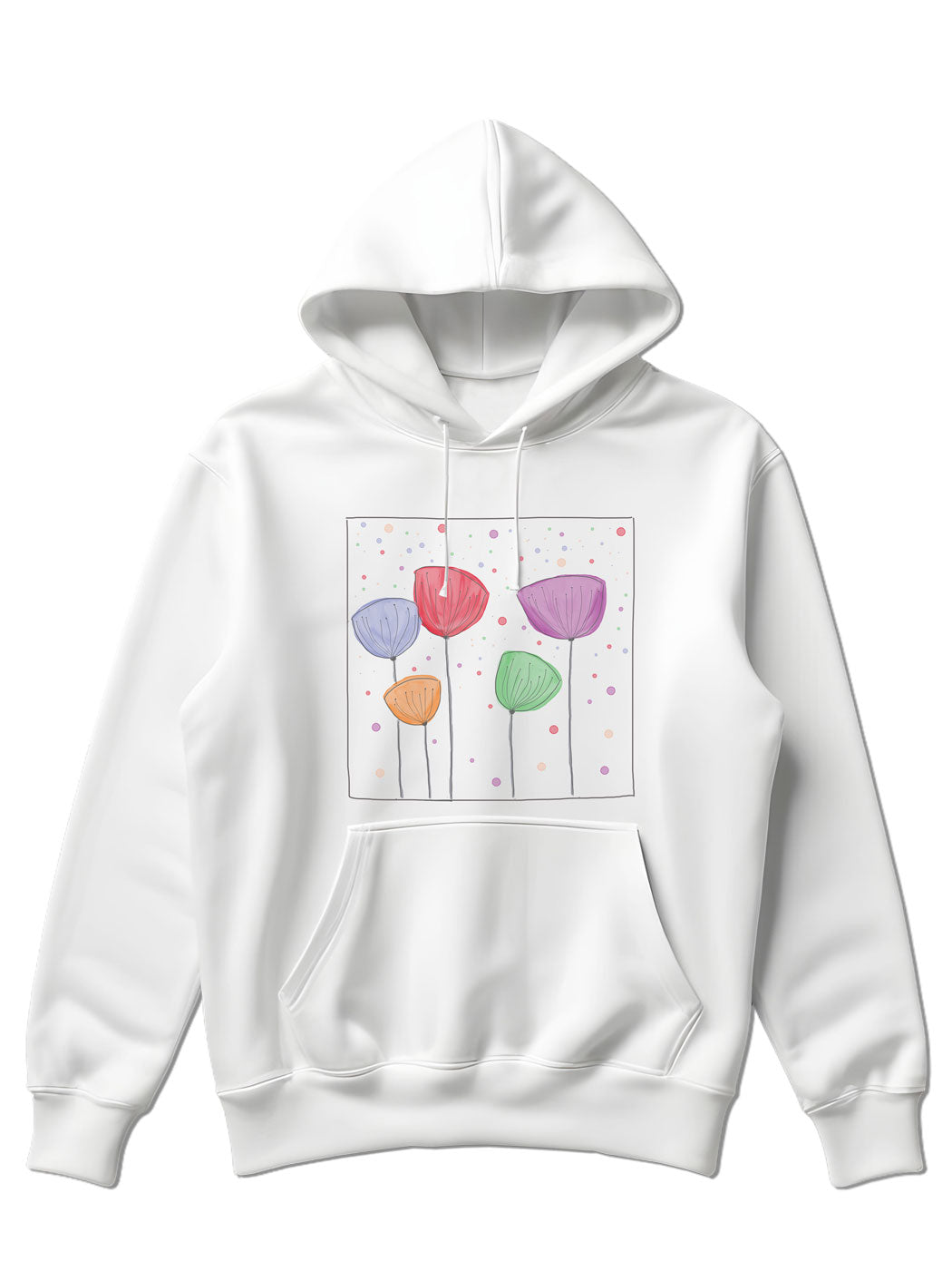 Flowers - Hoodie dugi rukavi