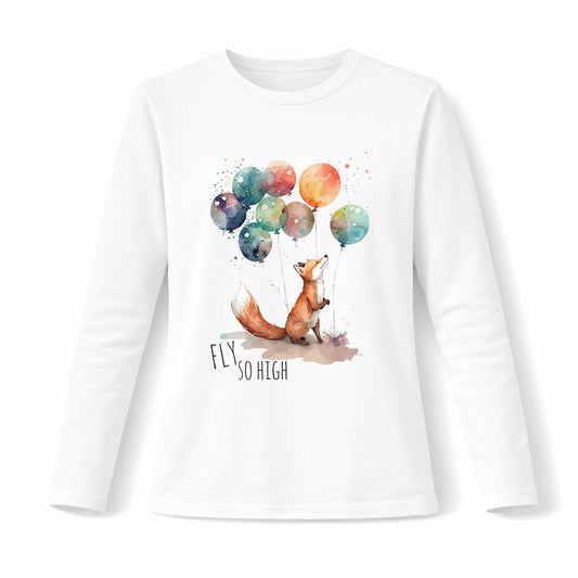 Fly so high - Pamučna majica dugi rukavi