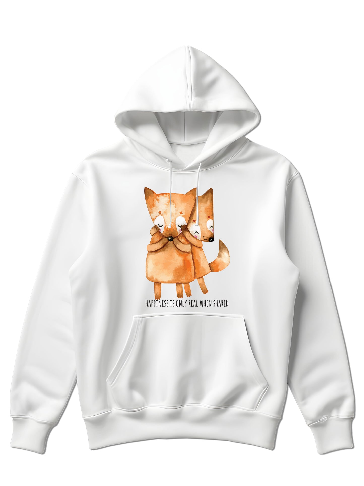 Happiness is only real when shared - Hoodie dugi rukavi