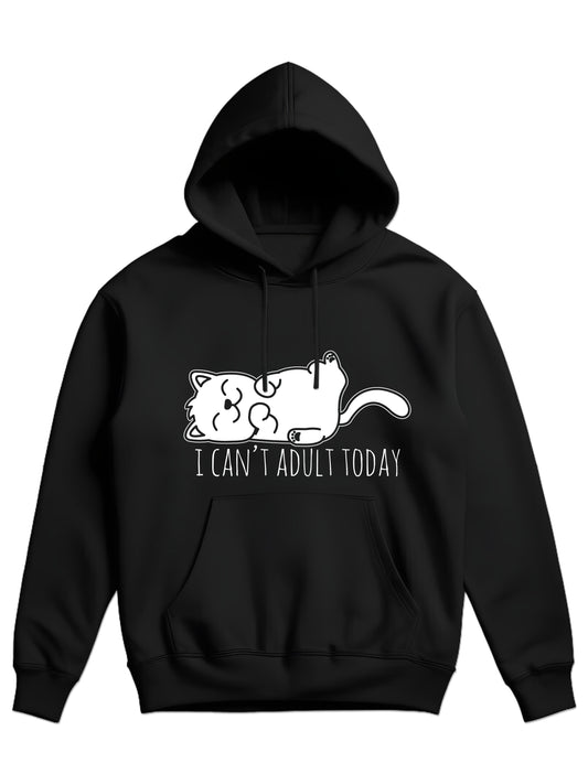 I can't adult today - Hoodie dugi rukavi