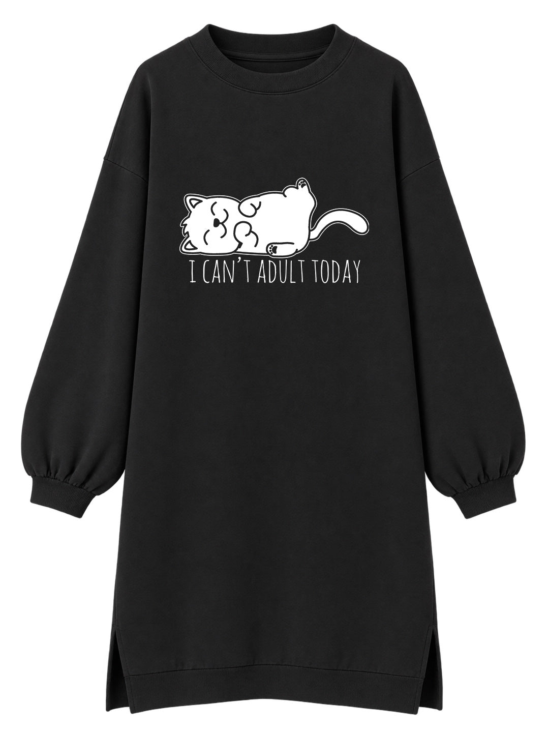 I can't adult today - Tunika dugi rukavi