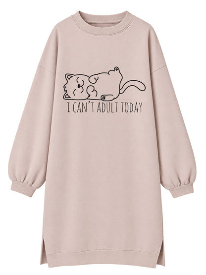I can't adult today - Tunika dugi rukavi