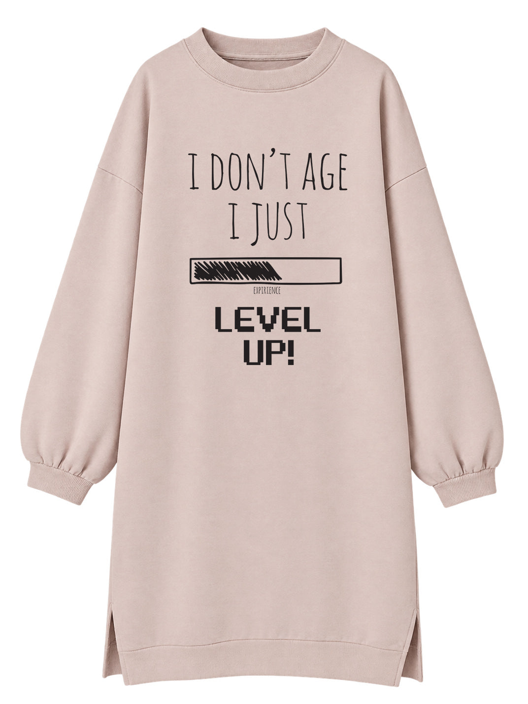 I don't age, I just level up - Tunika dugi rukavi