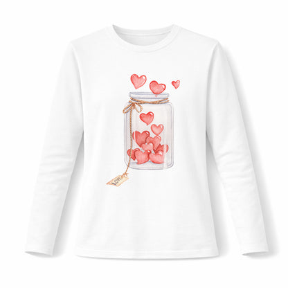 Love - Pamučna majica dugi rukavi