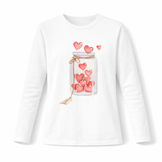 Love - Pamučna majica dugi rukavi