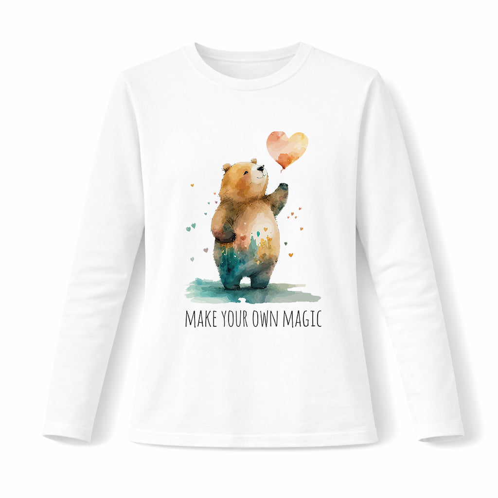 Make your own magic - Pamučna majica dugi rukavi