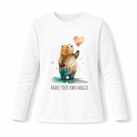Make your own magic - Pamučna majica dugi rukavi