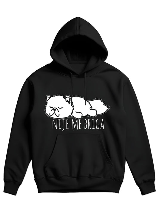 Nije me briga - Hoodie dugi rukavi