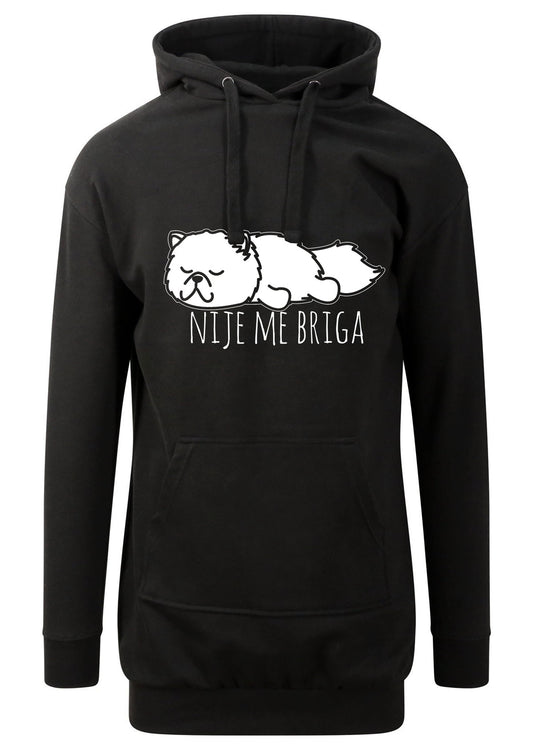 Nije me briga - Hoodie haljina