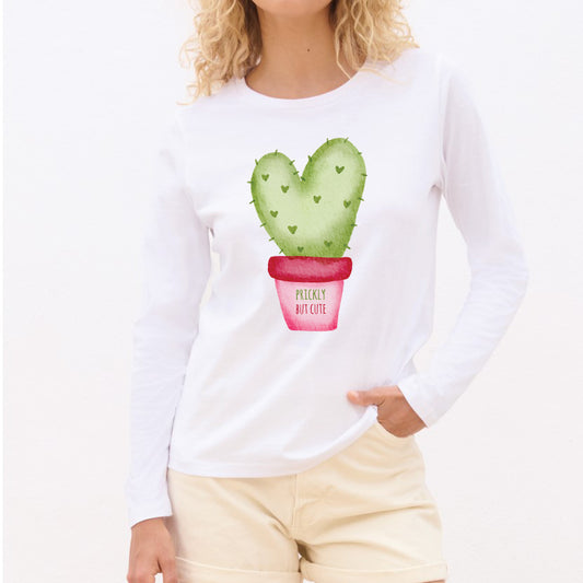 Prickly but cute - Pamučna majica dugi rukavi