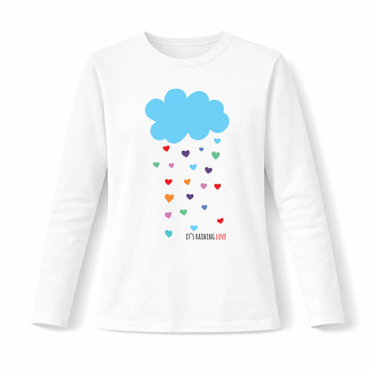 It's raining love - Pamučna majica dugi rukavi