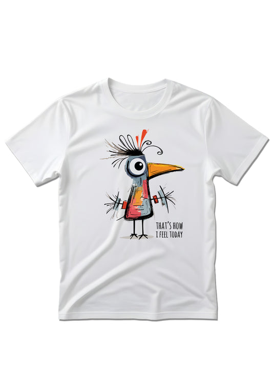 Thats how I feel - Unisex majica kratki rukavi bijela XXL