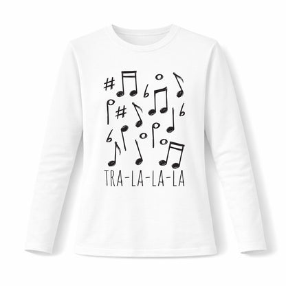 Tra la la - Pamučna majica dugi rukavi