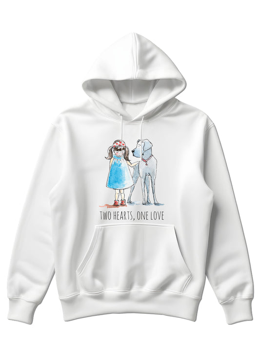 Two hearts one love  - Hoodie dugi rukav